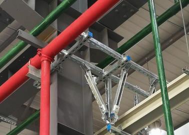 宁陕该抗震支架的整体式支吊架结构协调性好